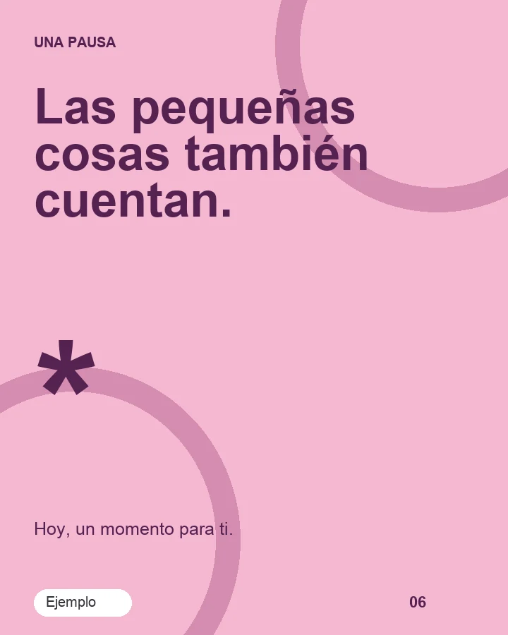 Una frase para parar