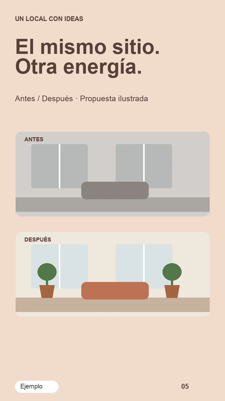 Un antes y después ilustrado