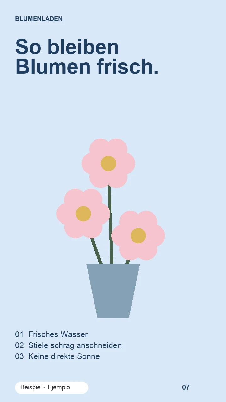 Drei Tipps für frische Blumen
