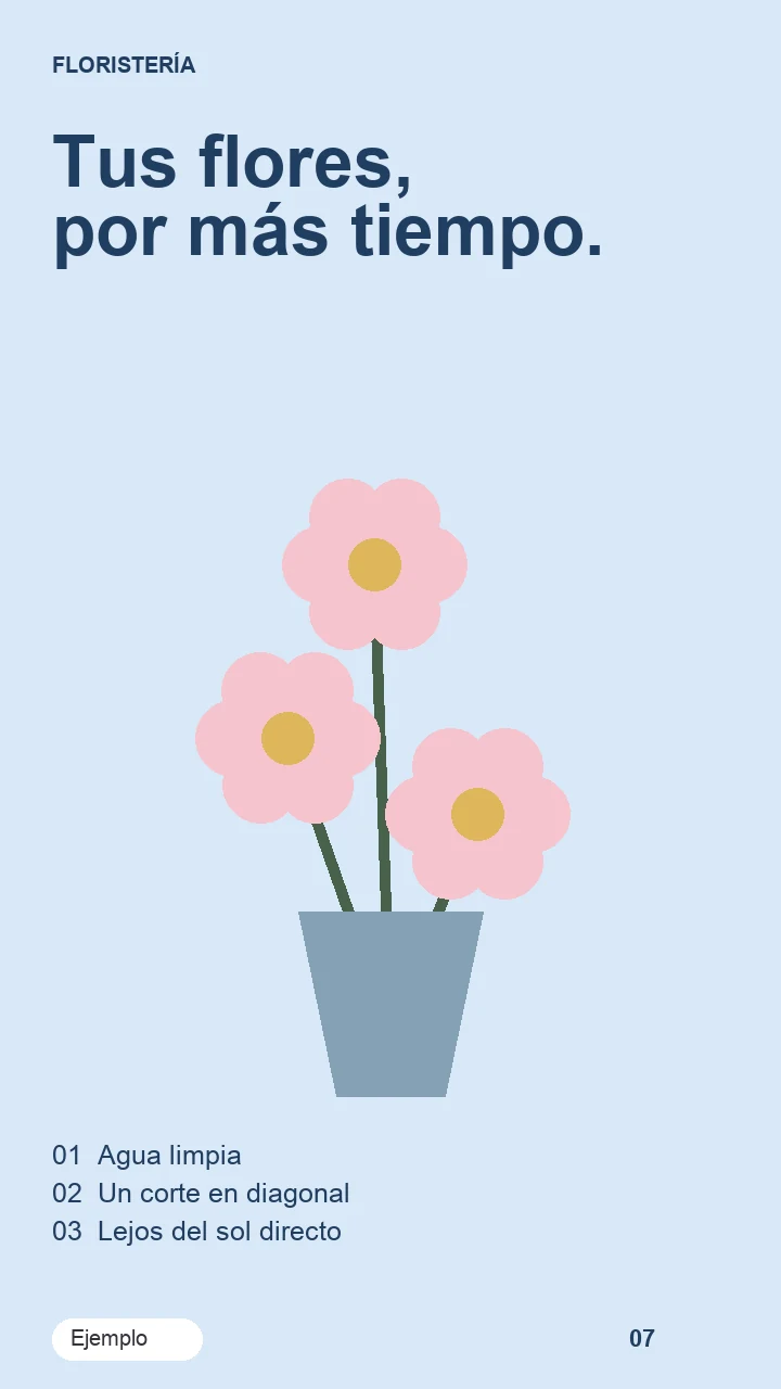 Tres pasos para cuidar tus flores