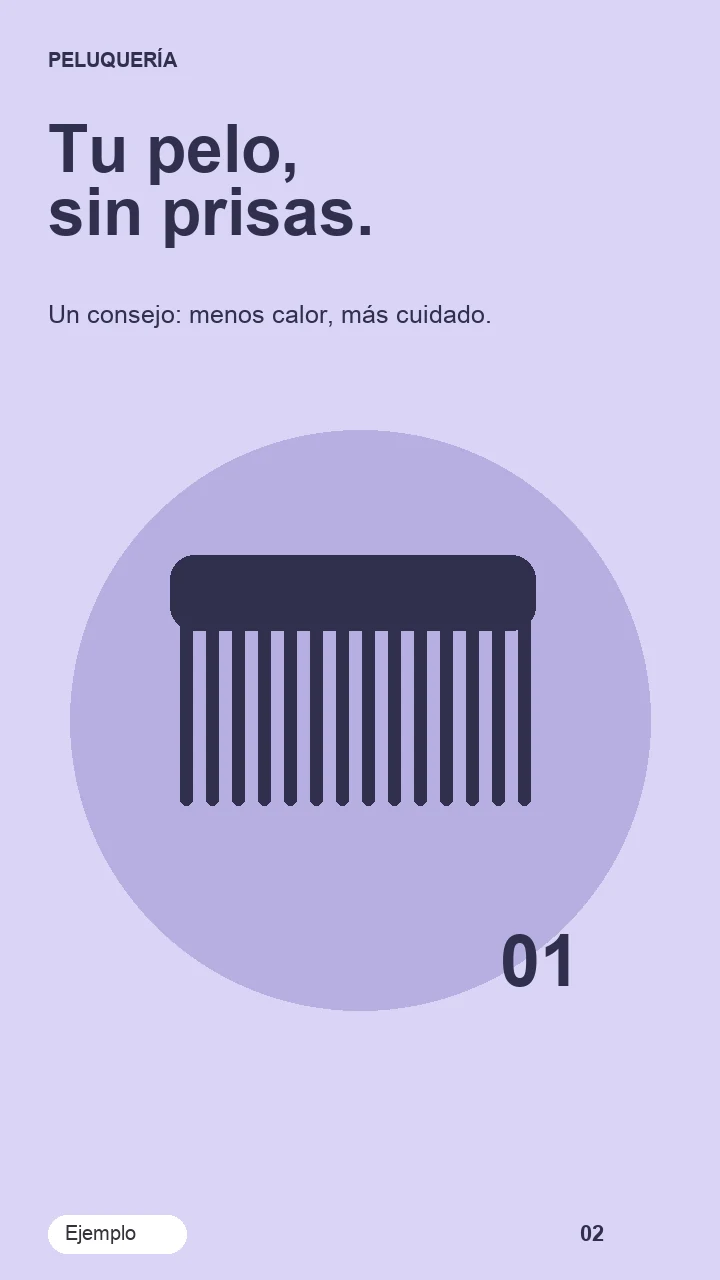 Un consejo de peluquería